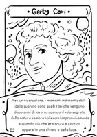 anteprima - Materiale per pittura e bricolage - Coloring Page Donne Premi Nobel: Gerti Cori e Francoise Barré Sinoussi - Pagina 3