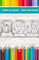 anteprima - Materiale per pittura e bricolage - Scopri le Meraviglie della Scienza: Set di Pagine da Colorare su Rita Levi-Montalcini, Tu Youyou e Barbara McClintock - Pagina 1