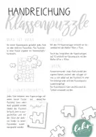 Vorschau - Mal- und Bastelvorlagen - Klassenpuzzle 24 Teile zum selber Gestalten - Seite 1