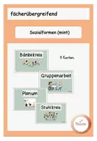 Vorschau - Poster - Sozialformen - Visualisierung mint - Deckblatt