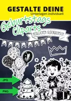 Vorschau - Lehrwerke/Schulbücher - Geburtstags-Cliparts zum Gestalten – für Lehrer & Kreative (inkl. Nutzungsrechte) - Deckblatt
