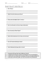 Vorschau - Arbeitsblätter - AB mit Fragen zum Thema "Neuss" + Lösungsblatt - Deckblatt