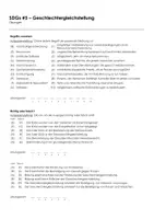 Vorschau - Arbeitsblätter - SDGs #5 - Geschlechtergleichstellung (Infotext und Übungen) - Seite 1