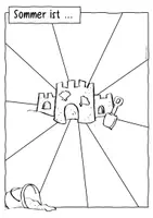 Vorschau - Mal- und Bastelvorlagen - Sommer Kreativprojekt - 10 Schreib- / Malvorlagen - Seite 2