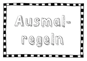 Vorschau - Poster - Regeln zum Schneiden, Kleben, Ausmalen, Falten - Seite 2