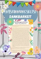 Vorschau - Stundenentwürfe - Entspannungsreise Blumen der Dankbarkeit Fantasie - Deckblatt
