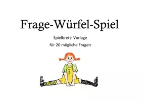 Vorschau - Unterrichtsreihen - Frage Würfel Spiel: Pippi Langstrumpf - Seite 1