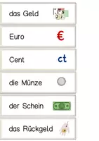 Vorschau - Fördermaterial/Inklusion - Wortspeicher Geld - 35 Karten Wortschatz - Seite 2