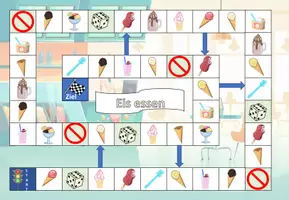 Vorschau - Arbeitsblätter - kleines Materialpaket "Eis essen" DaZ / DaF / Deutsch - Seite 1