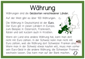 Vorschau - Fördermaterial/Inklusion - Tafelmaterial Unser Geld: Sachinhalte - Seite 3