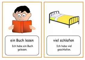 Vorschau - Poster - DaZ Erzählhilfe Wochenende* Morgenkreis*Bildkarten - Seite 1