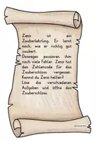 Vorschau - Spiele - Escape Room zum Buchstaben Z Klasse 1, 3 Zahlen - Seite 1