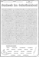 Vista previa - Hojas de trabajo - Puzzle de búsqueda / juego de búsqueda "Auf dem Spielplatz" Alemán - página 2