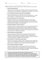 Vorschau - Arbeitsblätter - AB mit Fragen zum Thema "Friedrich Nietzsche" + Lösungsblatt + Infografik - Seite 2