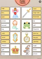 Vorschau - Arbeitsblätter - Fairy Tales Clip Cards | Vocabulary - Seite 3