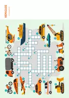 Vorschau - Arbeitsblätter - Vehicles - Means of Transport - Traffic - Crossword - Englisch Grundschule - Seite 2