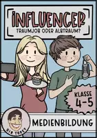 Vorschau - Arbeitsblätter - Influencer - soziale Medien - Klasse 4,5 - Deckblatt