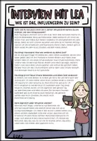 Vorschau - Arbeitsblätter - Influencer - soziale Medien - Klasse 4,5 - Seite 2