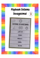Vista previa - Hojas de trabajo - Flipbook sistema sexagesimal - Portada