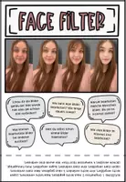 Vorschau - Arbeitsblätter - Face Filter - soziale Medien - Klasse 4,5 (Beauty Filter) - Seite 1