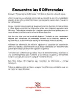 Vista previa - Fichas informativas / Documentos de lectura - ENCUENTRA LAS 5 DIFERENCIAS - página 1