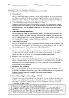 Vorschau - Arbeitsblätter - AB mit Fragen zum Thema "Nizza" + Lösungsblatt - Seite 1