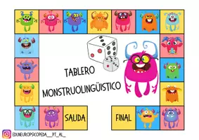 Vista previa - Juegos / Gamificación - TABLERO MONSTRUOLINGÜÍSTICO conciencia fonológica - Portada