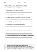 Vorschau - Arbeitsblätter - AB mit Fragen zum Thema "Nordmazedonien" + Lösungsblatt - Deckblatt
