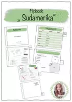 Vorschau - Stundenentwürfe - Geografie - Flipbook "Südamerika" (Kl. 5 - 8) - Deckblatt