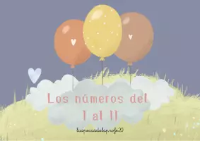 Vista previa - Juegos / Gamificación - ¡Juega y aprende con los números del 1 al 11! - Portada