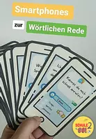 Vorschau - Spiele - Wörtliche Rede Handys / Direkte Rede / Deutsch - Deckblatt