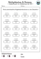 Vorschau - Arbeitsblätter - Rechenmauern | Multiplikation & Division | Zahlenraum bis 100 | Zweiermauern - Seite 3