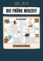 Vorschau - Quiz - Die Frühe Neuzeit (Kreuzworträtsel) - Deckblatt