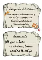 Vista previa - Juegos / Gamificación - Búsqueda del tesoro exterior. Escape room (Adivinanzas y enigmas) - página 2