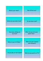 Vorschau - Spiele - 40 Speaking Cards - Simple Present - Seite 1