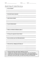 Vorschau - Arbeitsblätter - AB mit Fragen zum Thema "Nudeln" + Lösungsblatt + Mindmap + Infografik - Deckblatt