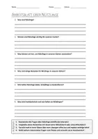 Vorschau - Arbeitsblätter - AB mit Fragen zum Thema "Nützlinge" + Lösungsblatt + Infografik - Deckblatt