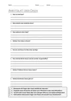 Vorschau - Arbeitsblätter - Lernposter + AB mit Fragen zum Thema "Oasen" + Lösungsblatt + Mindmap + Infografik - Seite 1