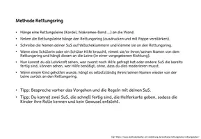 Vorschau - Poster - Classroom Management Grundschule: Methode Rettungsring - Seite 2