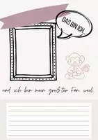 Vorschau - Mal- und Bastelvorlagen - Kinderyoga Tagebuch - Workbook - Deckblatt