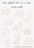 Vorschau - Mal- und Bastelvorlagen - Kinderyoga Tagebuch - Workbook - Seite 1
