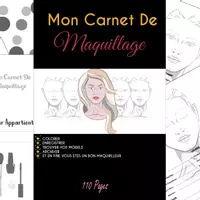 Aperçu - Apprentissages en autonomie - Cahier de Maquillage : Inspirez-vous, Créez et Enregistrez vos Looks Éblouissant - Page de couverture