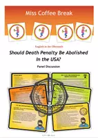 Vorschau - Arbeitsblätter - Should Death Penalty Be Abolished In the USA? / Capital Punishment / Todesstrafe (Panel Discussion / Role Play / Talkshow / Q1 Q2) - Deckblatt