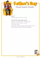 Vorschau - Spiele - Father's Day Word Search Puzzle - Seite 2