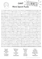 Aperçu - Cartes / Images - Summer Safari: The Giant Word Search Puzzle / Safari d'été : le casse-tête géant de recherche de mots - Page 2