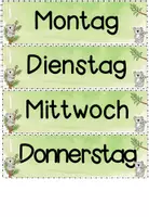 Vorschau - Präsentationen/Tafelbilder - Wochentage Grundschule | Klassentier Koala / Koalaklasse - Seite 3
