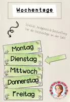 Vorschau - Präsentationen/Tafelbilder - Wochentage Grundschule | Klassentier Koala / Koalaklasse - Deckblatt