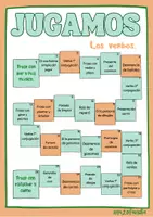 Vista previa - Juegos / Gamificación - TABLEROS PARA REPASAR LOS VERBOS - página 1