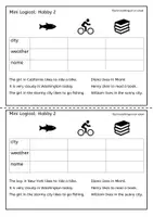 Vorschau - Arbeitsblätter - Mini Logical Hobby 2 - Leseverständnis für Englisch-Anfänger - Deckblatt