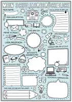 Vorschau - Arbeitsblätter - Doodle Steckbriefe - Rückblick auf das Schuljahr - Kreatives Schreiben - Seite 2